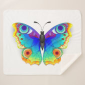 Rainbow Butterfly Peacock Eye Sherpadecke (Vorderseite (Horizontal))