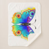 Rainbow Butterfly Peacock Eye Sherpadecke (Vorderseite)