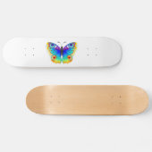 Rainbow Butterfly Peacock Eye Skateboard (Horizontal)