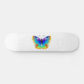 Rainbow Butterfly Peacock Eye Skateboard (Horizontal)
