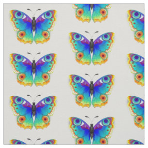 Rainbow Butterfly Peacock Eye Stoff