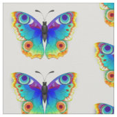 Rainbow Butterfly Peacock Eye Stoff (Nahaufnahme)