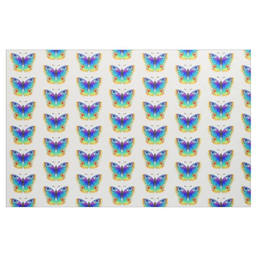 Rainbow Butterfly Peacock Eye Stoff (Fat Quarter (45,7 x 55,9 cm))