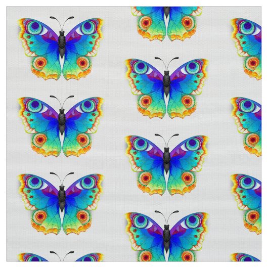 Rainbow Butterfly Peacock Eye Stoff (Muster)