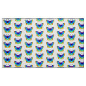 Rainbow Butterfly Peacock Eye Stoff (Fat Quarter (45,7 x 55,9 cm))