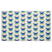 Rainbow Butterfly Peacock Eye Stoff (Fat Quarter (45,7 x 55,9 cm))