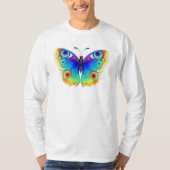 Rainbow Butterfly Peacock Eye T-Shirt (Vorderseite)