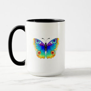 Rainbow Butterfly Peacock Eye Tasse