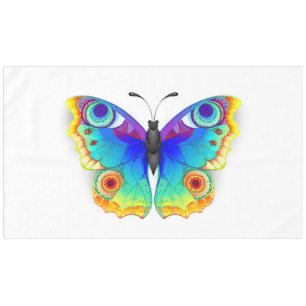 Rainbow Butterfly Peacock Eye Tischdecke