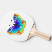 Rainbow Butterfly Peacock Eye Tischtennis Schläger (Seitenansicht)