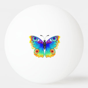 Rainbow Butterfly Peacock Eye Tischtennisball