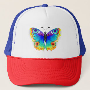 Rainbow Butterfly Peacock Eye Truckerkappe