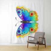 Rainbow Butterfly Peacock Eye Wandteppich (Beispiel)