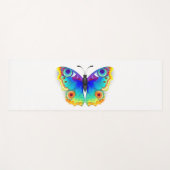 Rainbow Butterfly Peacock Eye Yogamatte (Vorderseite (Horizontal))