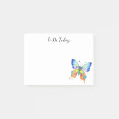 Rainbow Butterfly Personalisiert Post it Notes Post-it Klebezettel (Vorderseite)