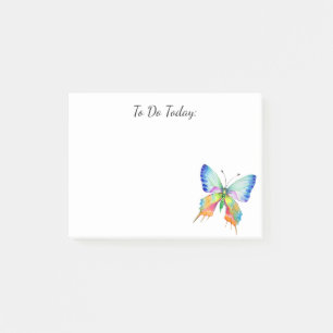 Rainbow Butterfly Personalisiert Post it Notes Post-it Klebezettel
