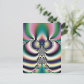 Rainbow Butterfly Postkarte (Stehend Vorderseite)