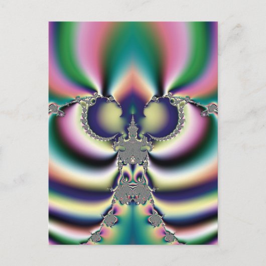 Rainbow Butterfly Postkarte (Vorderseite)