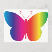 Rainbow Butterfly Postkarte (Vorderseite)