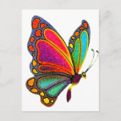 Rainbow Butterfly Postkarte (Vorderseite)