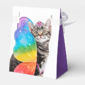 Rainbow Butterfly Princess Kitten Geschenkschachtel (Rückseite)