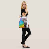 Rainbow Butterfly Princess Kitten Tasche (Am Model)