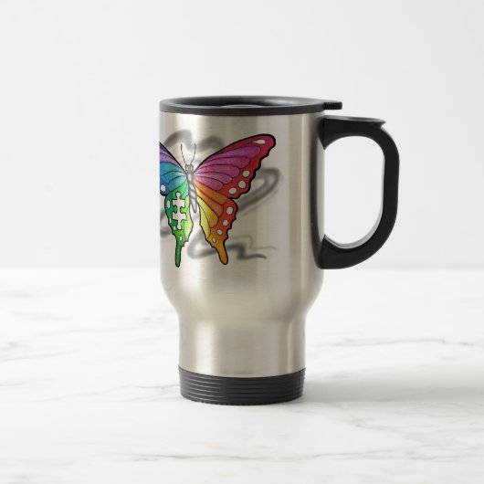 Rainbow Butterfly Reisebecher (Rechts)