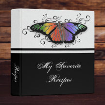 Rainbow Butterfly Rezept Binder