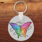Rainbow Butterfly Schlüsselanhänger (Vorderseite)