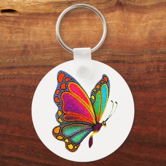 Rainbow Butterfly Schlüsselanhänger (Vorderseite)