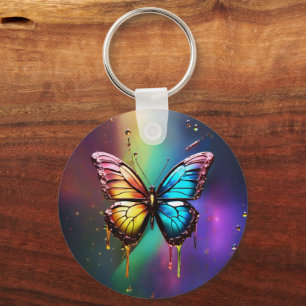 Rainbow Butterfly Schlüsselanhänger