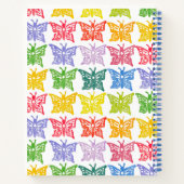 Rainbow Butterfly Sketchpad-Notebook Notizblock (Rückseite)