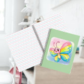 Rainbow Butterfly SpiralNotebook Notizblock