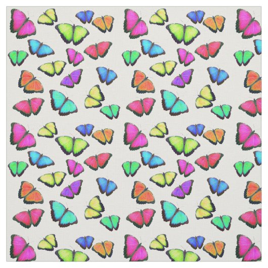 Rainbow Butterfly Stoff (Muster)