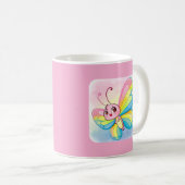 Rainbow Butterfly-Tasse Kaffeetasse (VorderseiteRechts)