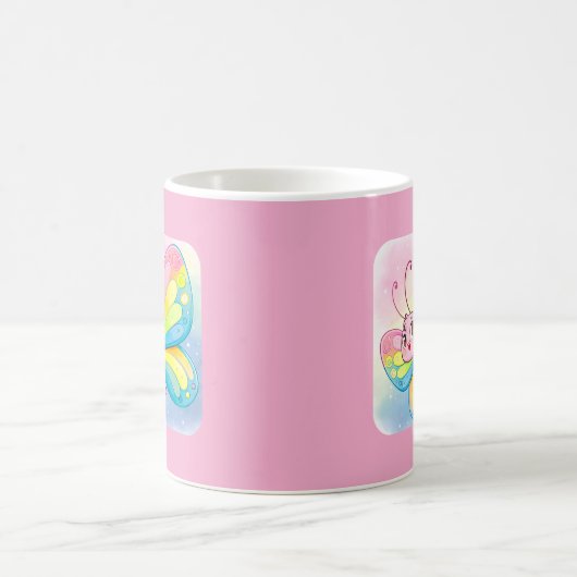Rainbow Butterfly-Tasse Kaffeetasse (Mittel)