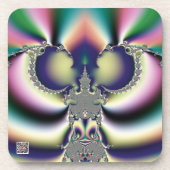 Rainbow Butterfly Untersetzer (Vorderseite)