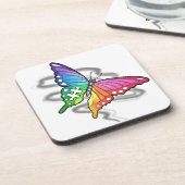 Rainbow Butterfly Untersetzer (Linke Seite)