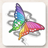 Rainbow Butterfly Untersetzer (Vorderseite)