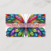 Rainbow Butterfly Visitenkarte (Vorderseite)