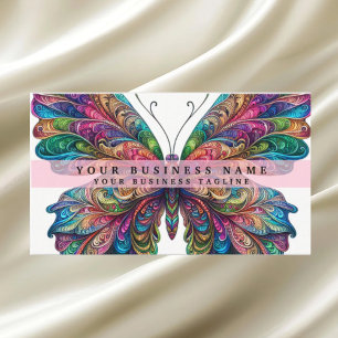 Rainbow Butterfly Visitenkarte