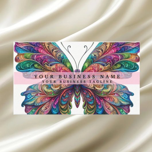 Rainbow Butterfly Visitenkarte
