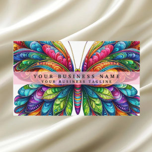 Rainbow Butterfly Visitenkarte