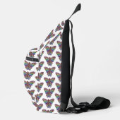 Rainbow Butterfly (white) - Sling Bag (Rechts)