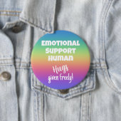 Rainbow-Button zur emotionalen Unterstützung mensc Button (Beispiel)