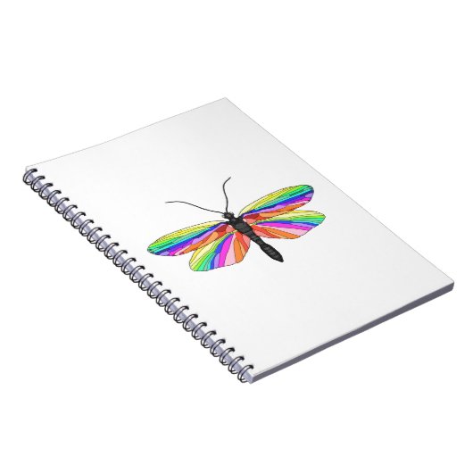 Rainbow-Caddisly-Linse Notizblock (Rechte Seite)