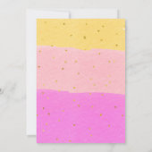 Rainbow Cake | 4. Geburtstagseinladung (Rückseite)