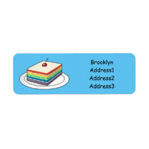 Rainbow cake Cartoon