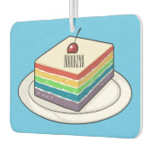 Rainbow cake Cartoon Autolufterfrischer (Links)