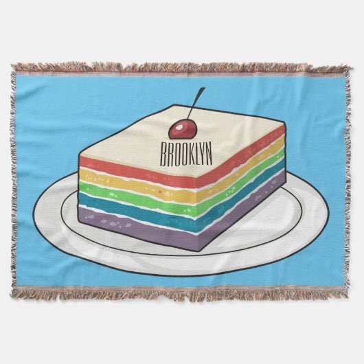 Rainbow cake Cartoon Decke (Vorderseite)
